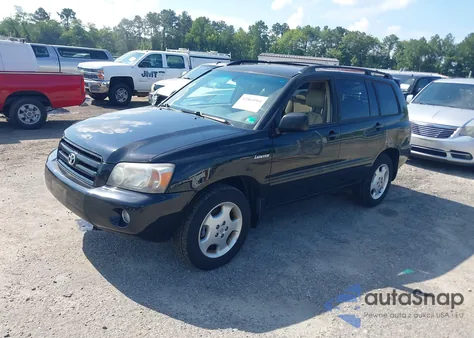 2004 Toyota Highlander Limited V6 из США, поврежденный, VIN JTEEP21A240044247